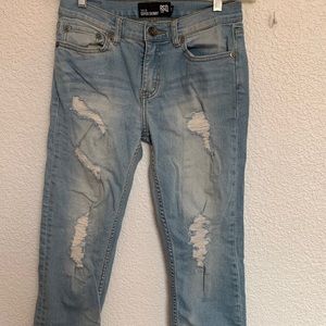 Tillys super skinny boy jeans